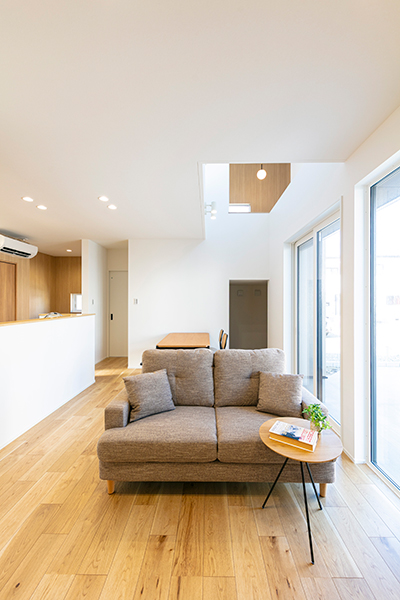 空間に変化をもたらすスキップフロア